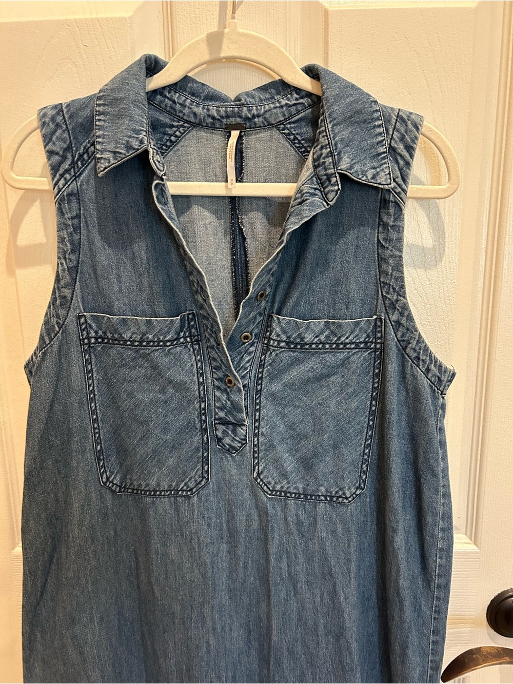 CUTE free people denim dress